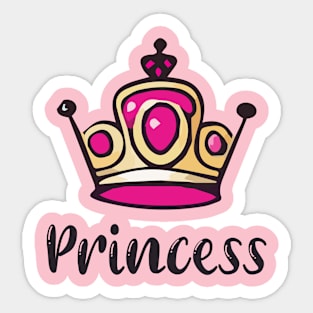 Royal Princess Crown Sticker